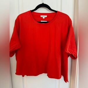 Wishlist Bold Red Short Sleeve Top